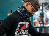 AWE Neck Gaiter, Tiger Camo - out of package